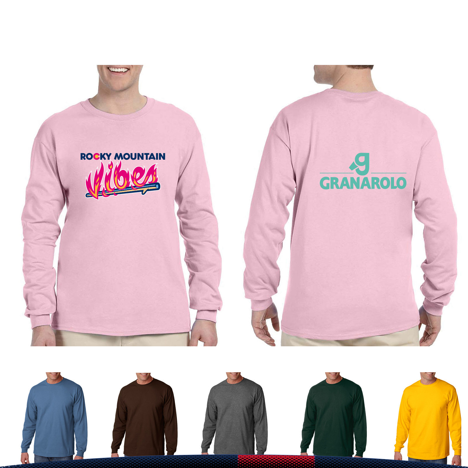 Gildan® 100% Cotton Long Sleeve T-shirts