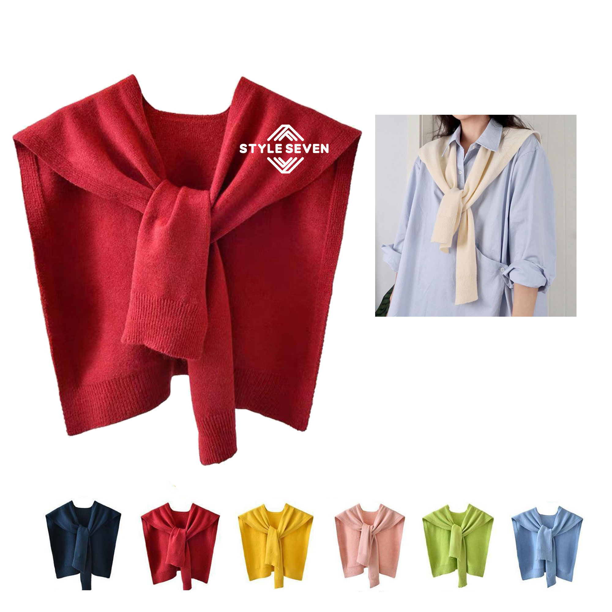 Artificial Collar Shawl Scarf 3