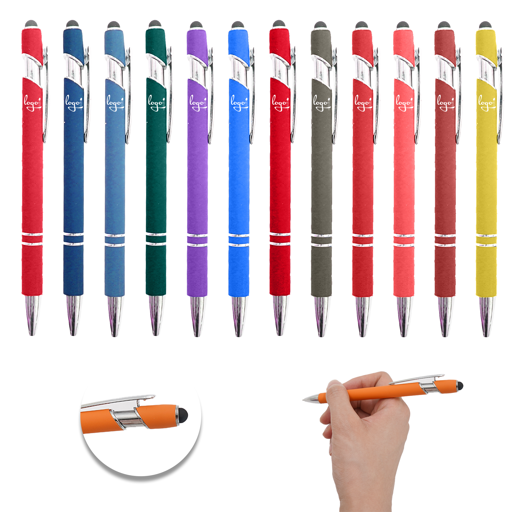Dual Function Ballpoint Pen with Stylus 4