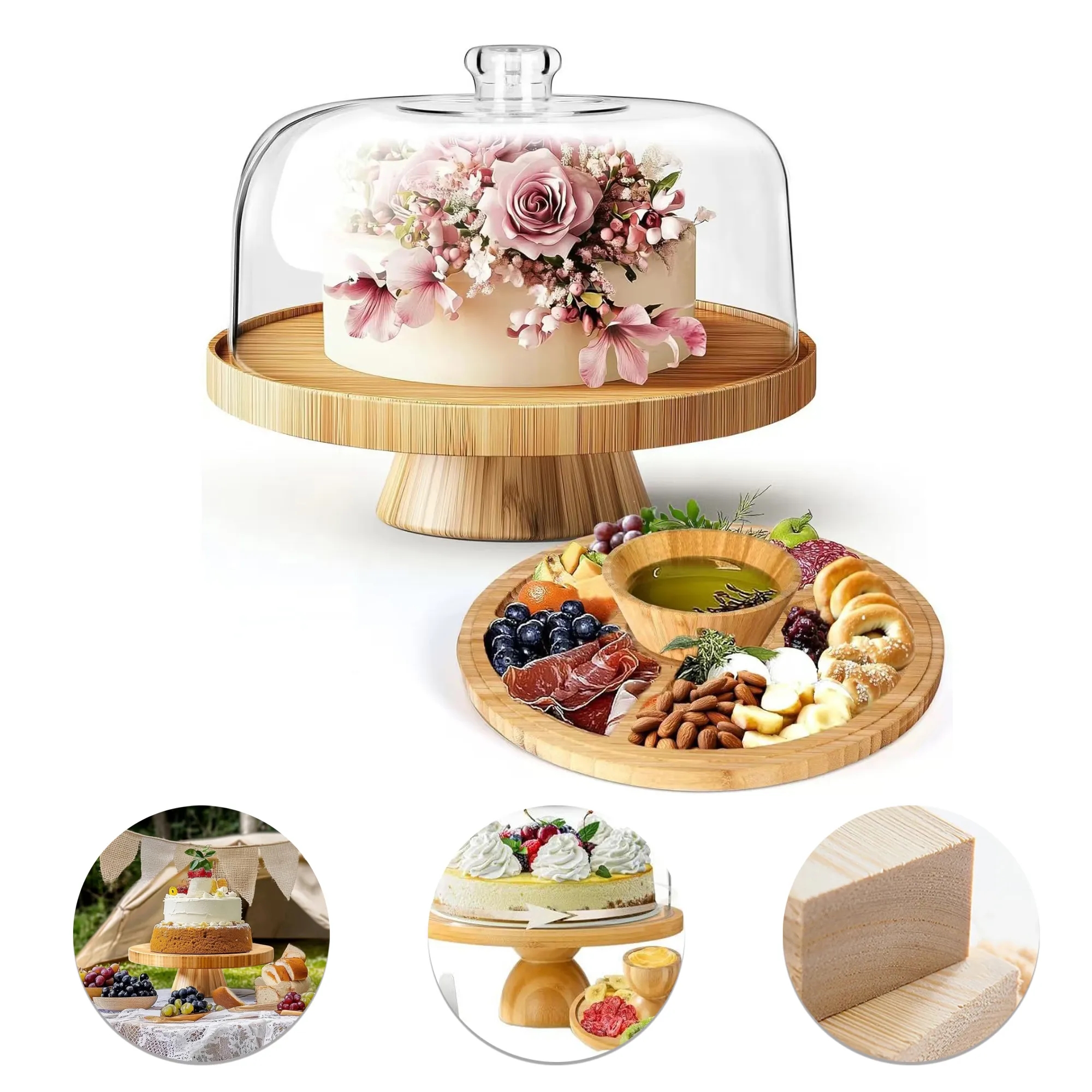 Mastertop Cake Stand With Dome Cover 4