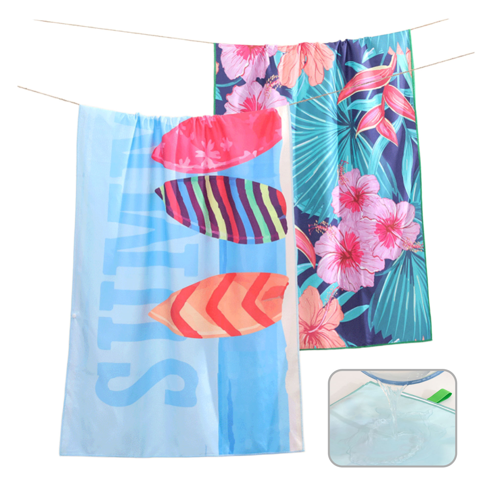 Polyester beach towel