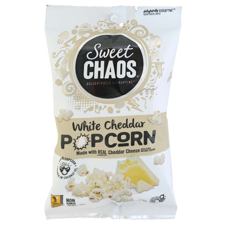 Sweet Chaos Popcorn White Cheddar 3