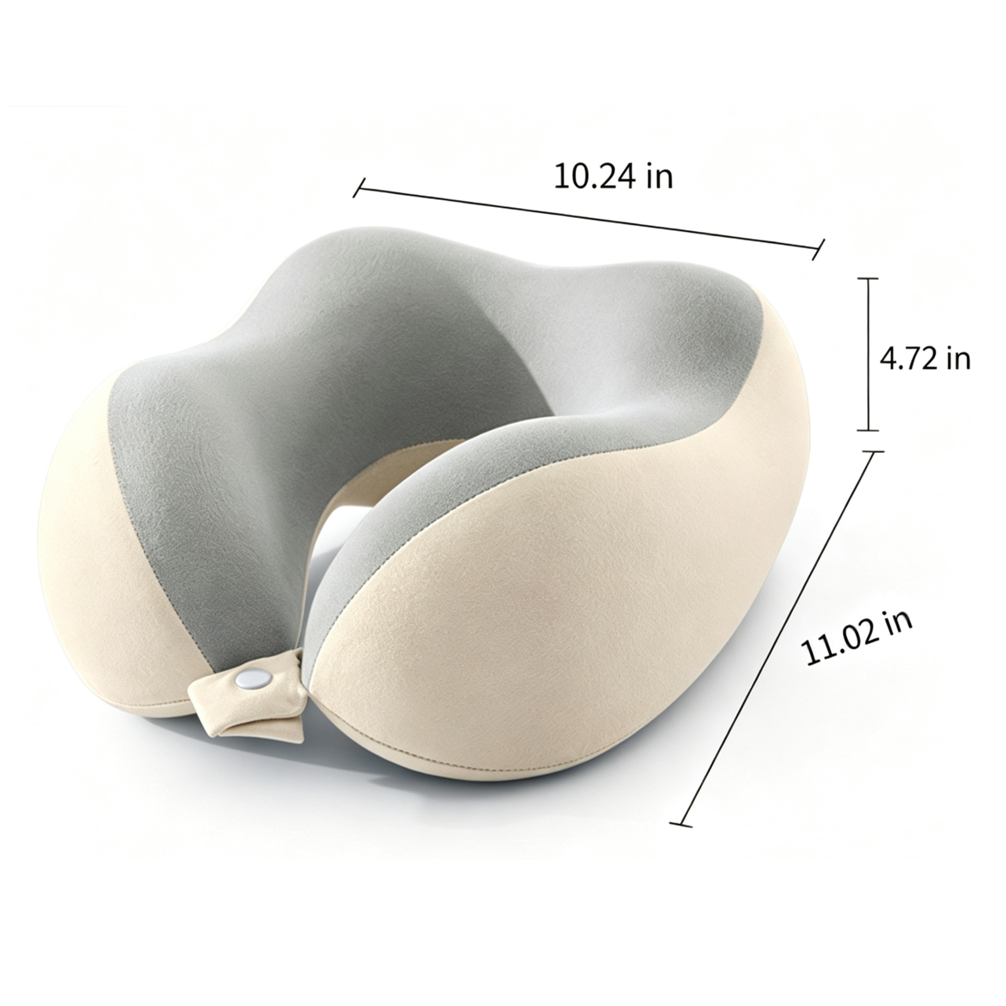 Memory Foam U Neck Pillow With Portable Storage Case 3