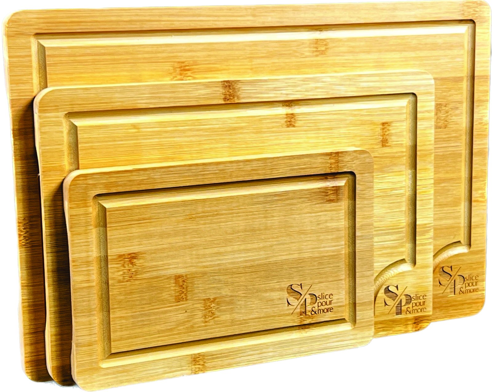 15" x 10" Large Bamboo Cayman Cutting Board