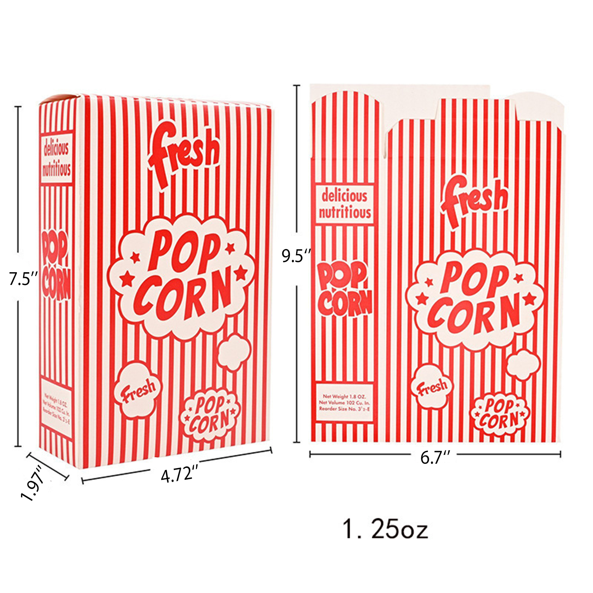 Paper Popcorn Bucket 5
