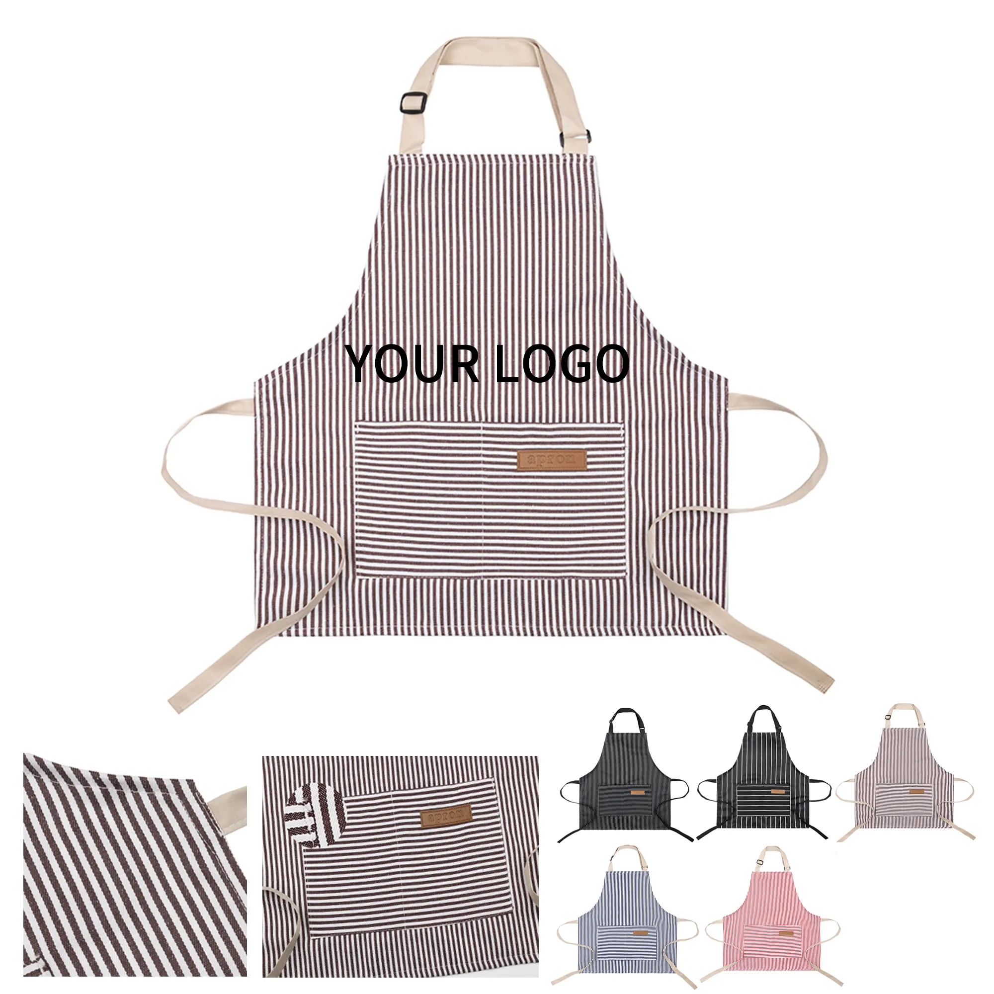 Kids Pinstripe Apron