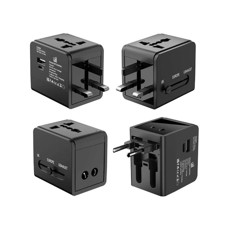 International Travel Adapters - Black 3