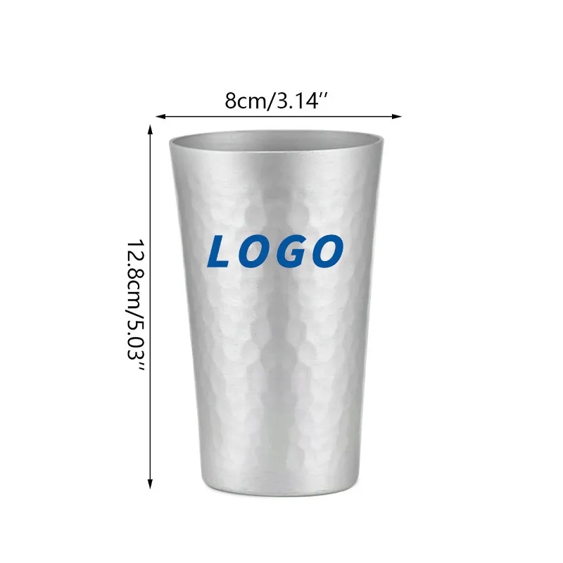 Hammered Cold Drink Aluminum Cup 10
