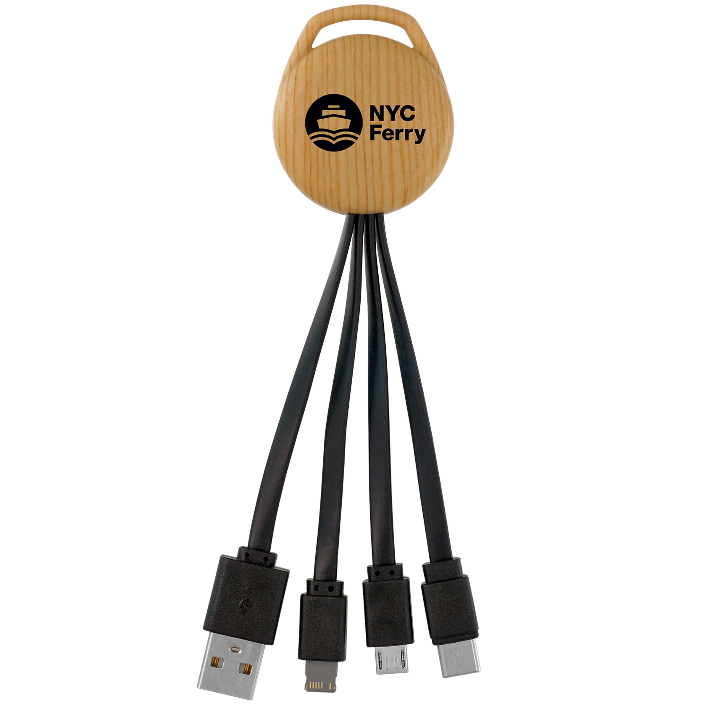 BAMBOO PATTERN VIVID 3-IN-1 CHARGING CABLE 3