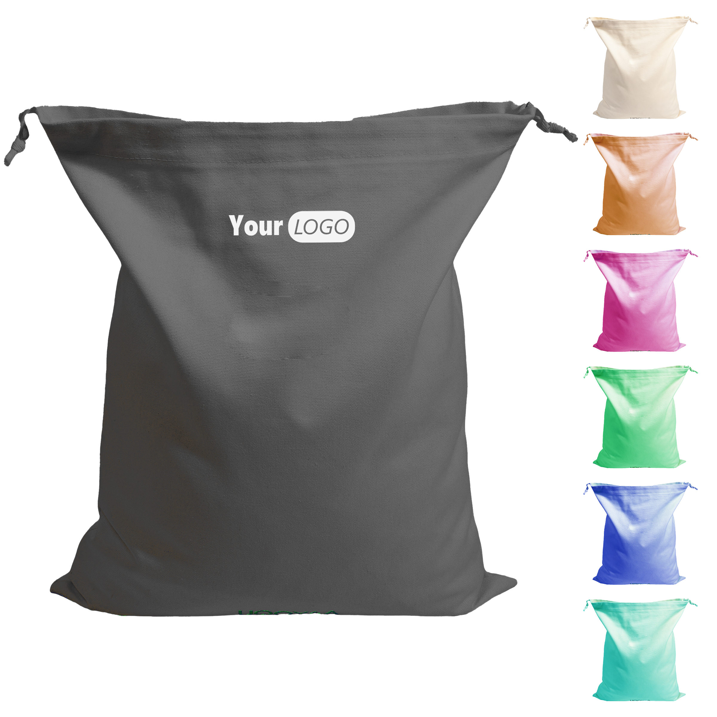 Canvas Versatile Drawstring Storage Bag For Home And Travel 3