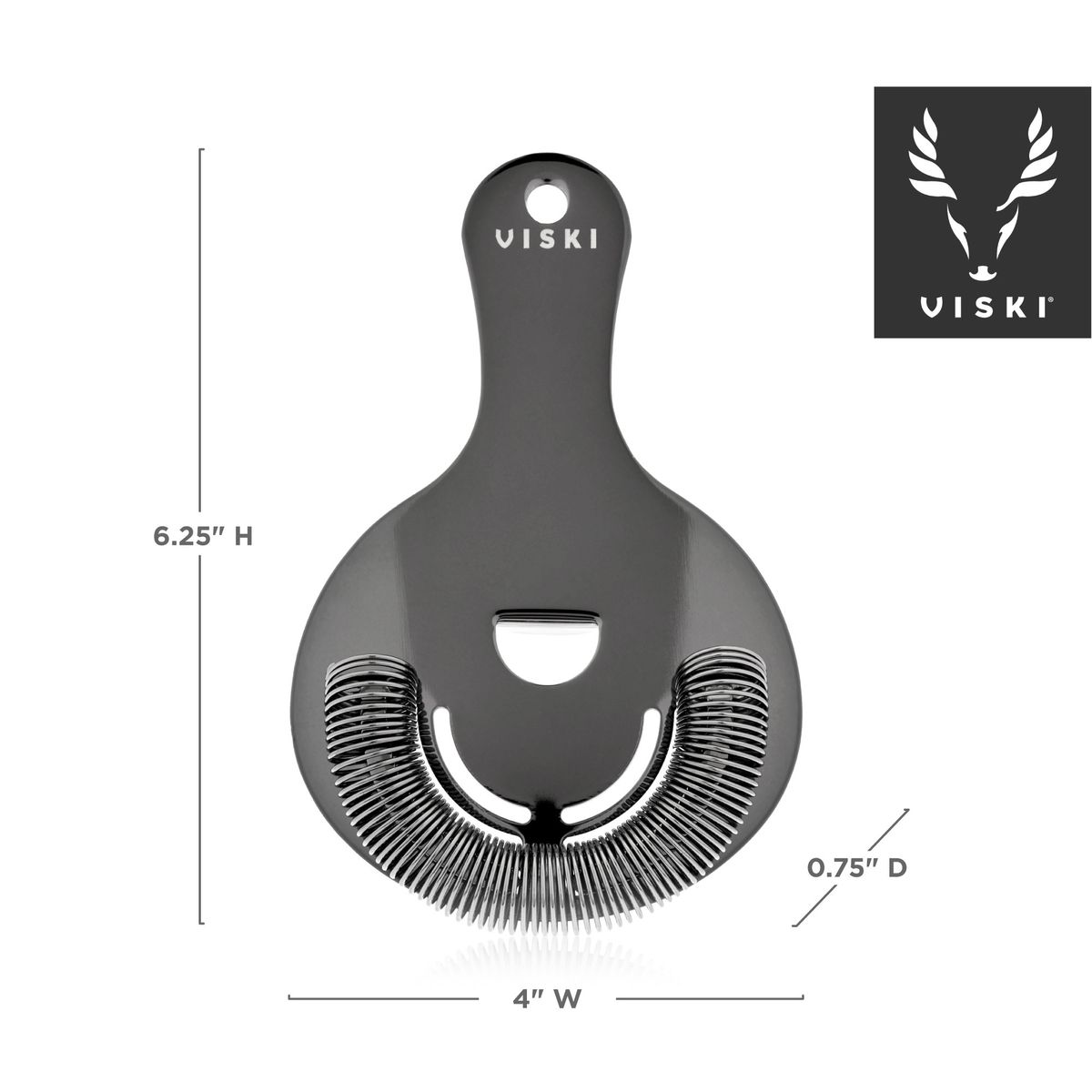 Viski Hawthorne Cocktail Strainer - Thumbnail 3
