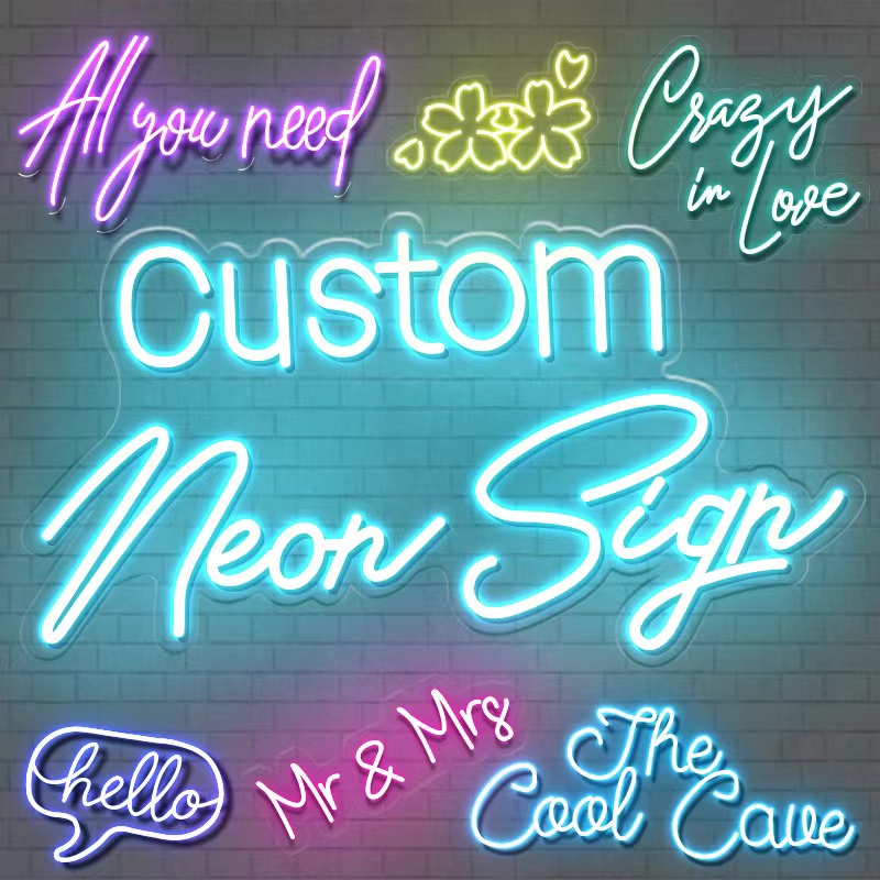 Plastic Customizable Led Neon Signs 7