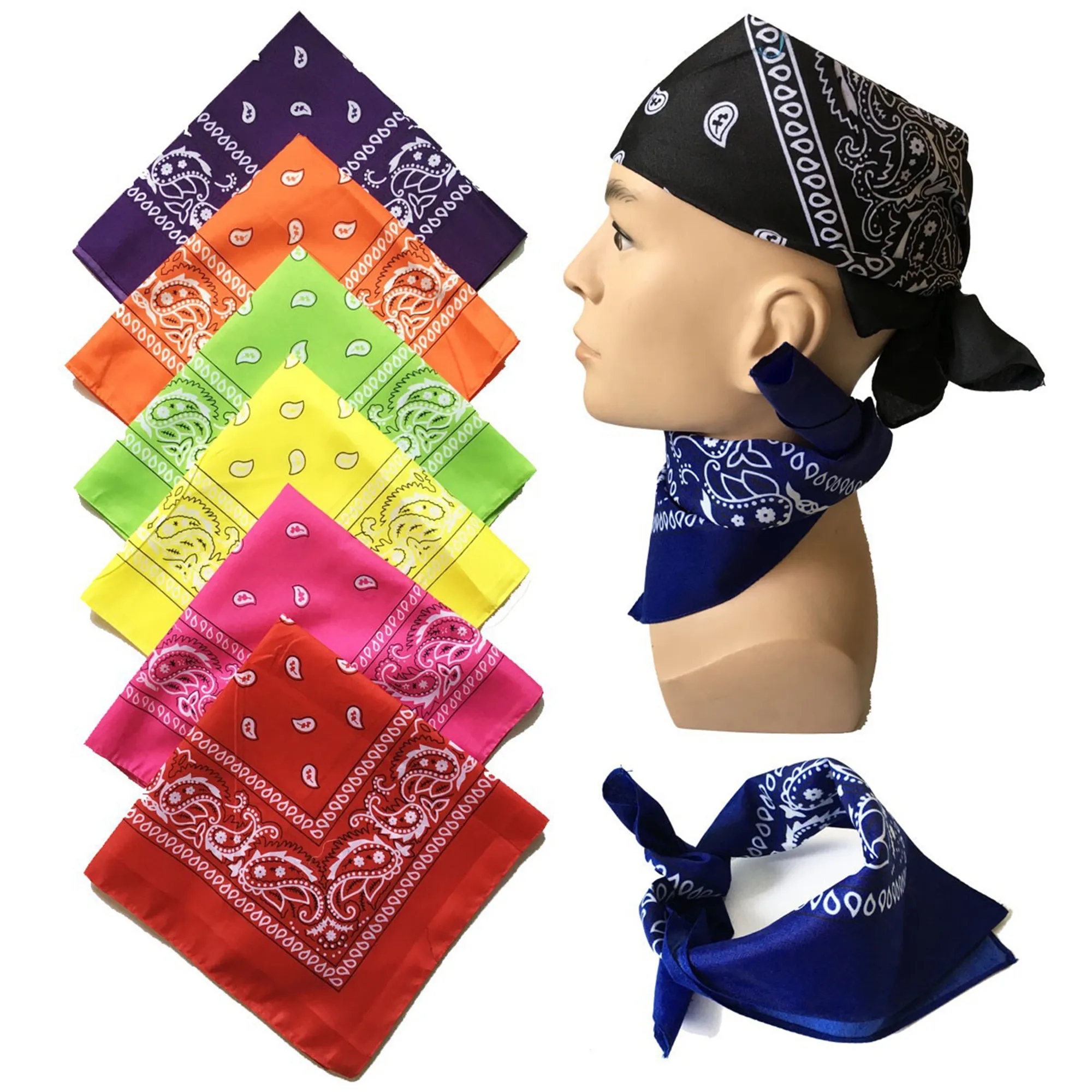 Head Bandanas Square Scarf MOQ 100 4