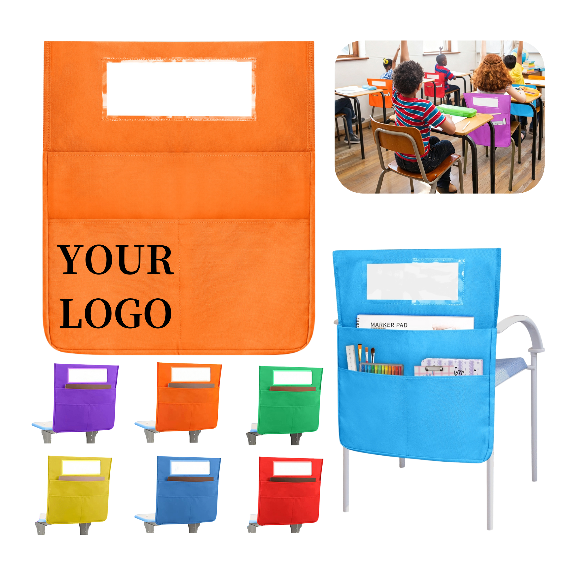 Chairback Organizer Bag for Students 2