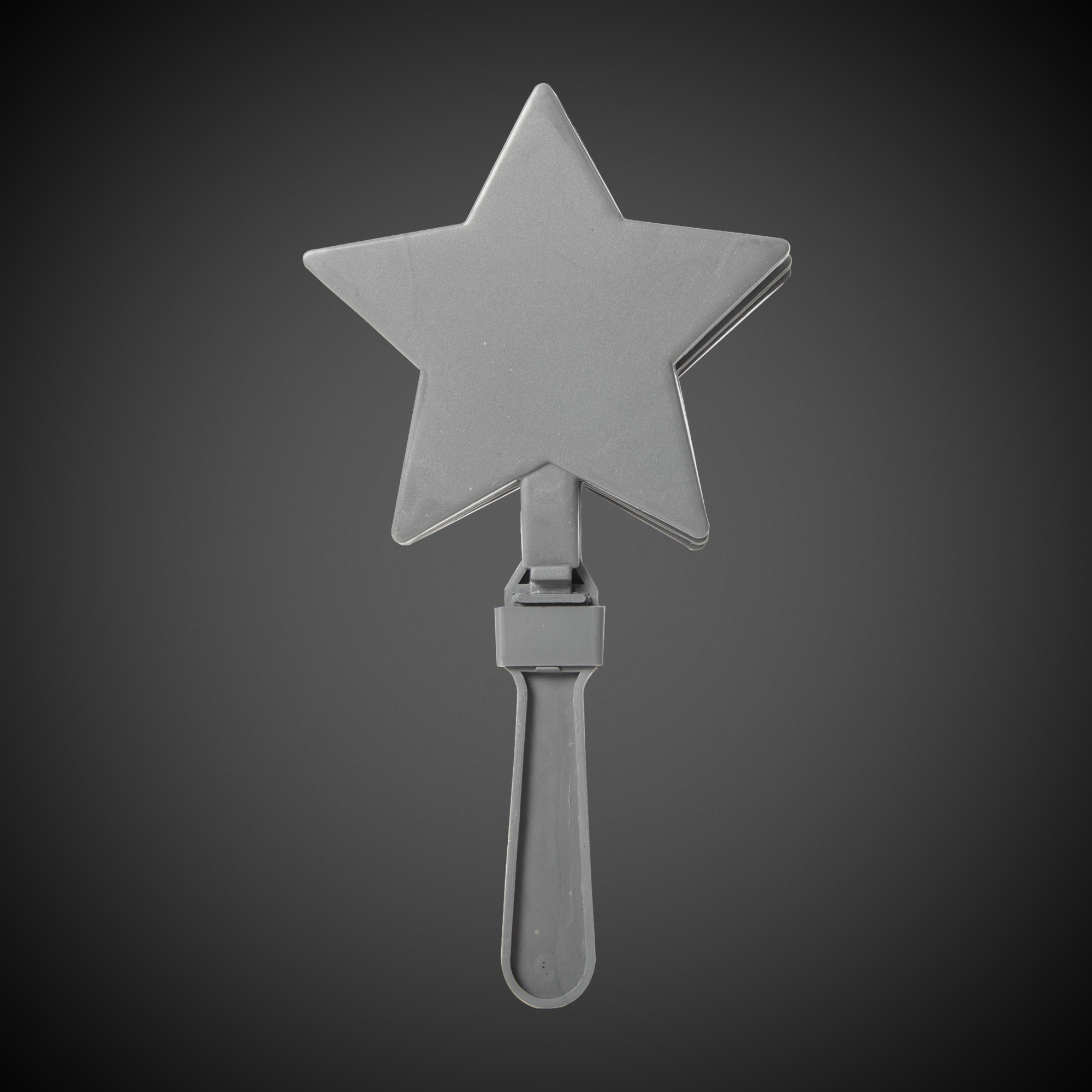 Silver 7" Star Hand Clapper (Imprintable) 11