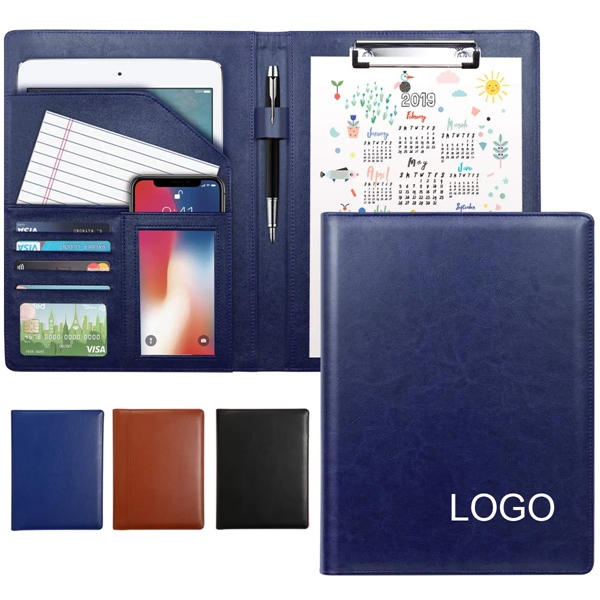 A4 Leather Folder Padfolio for bulk branded distribution