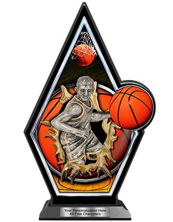 Wood Trophy: 10" Quasar, (Basketball/Girls)