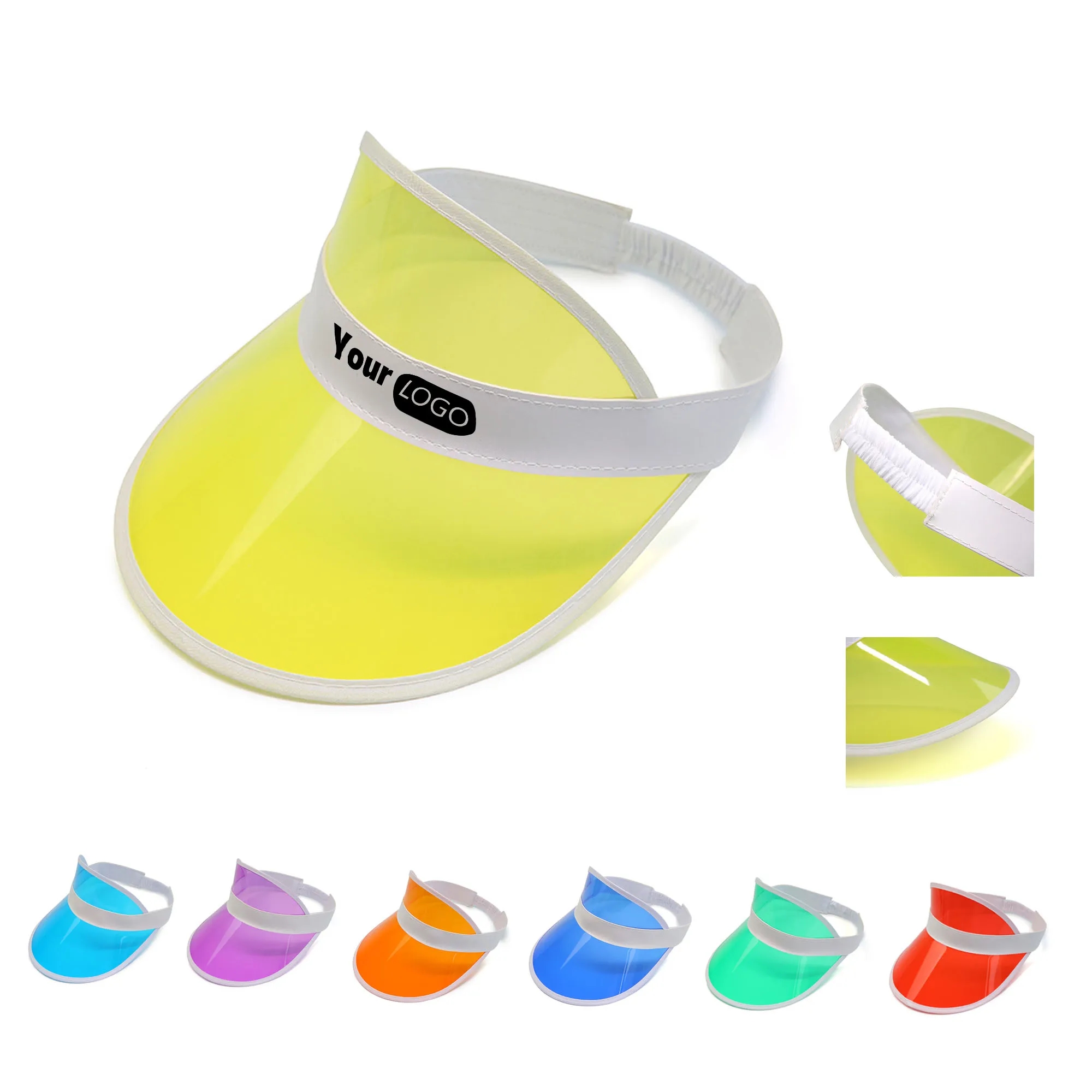 Unisex PVC Sun Visors 11