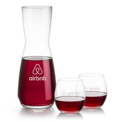 Mason Carafe & Redmond Stemless Wine Set