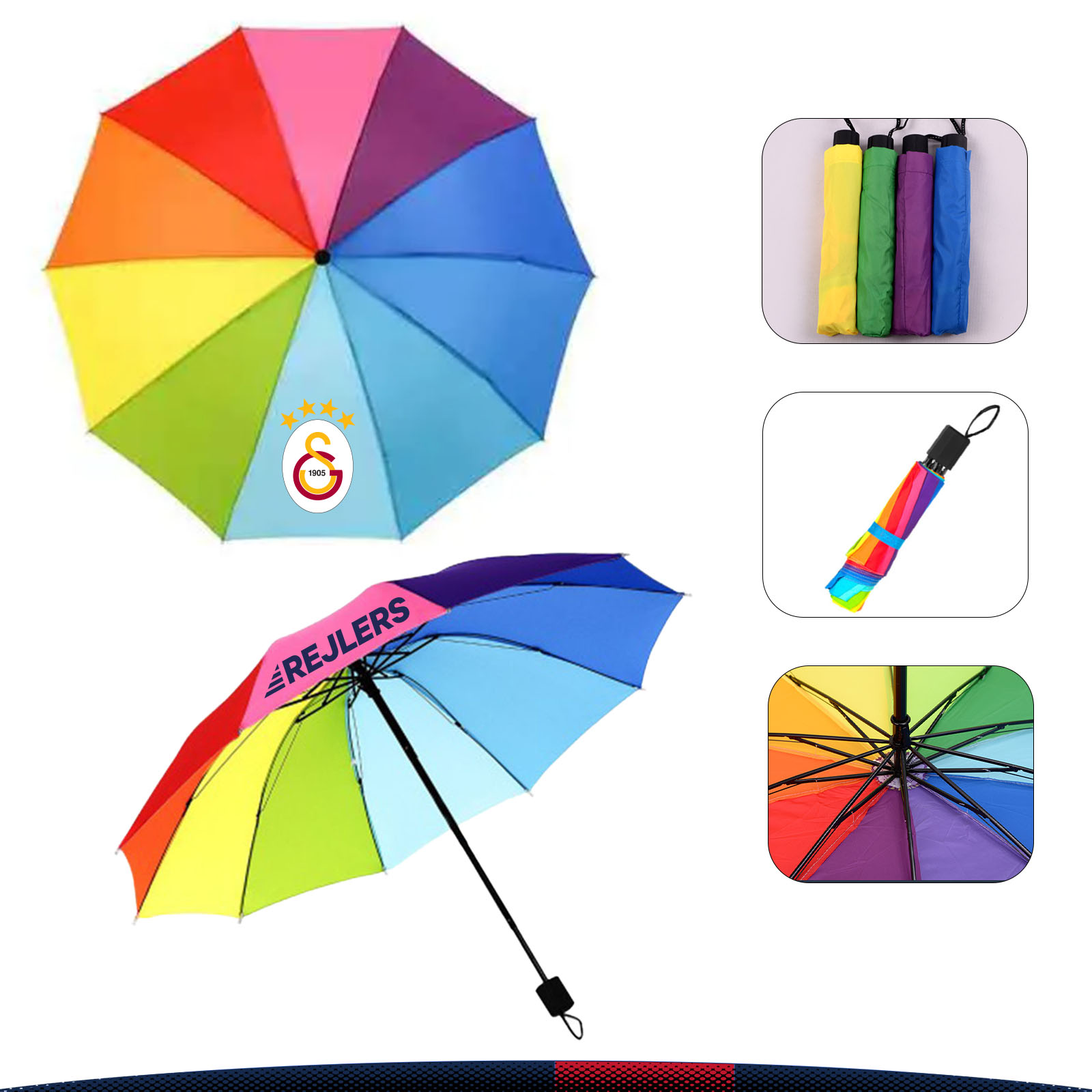 Fylex Rainbow Folding Umbrella