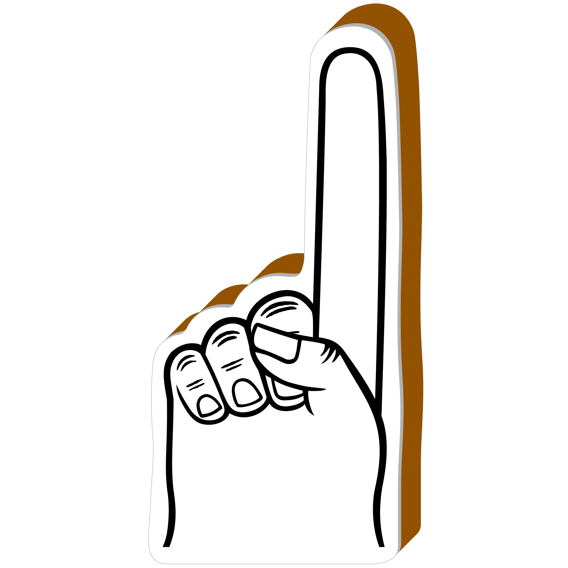 16" Signature Foam Hand 64