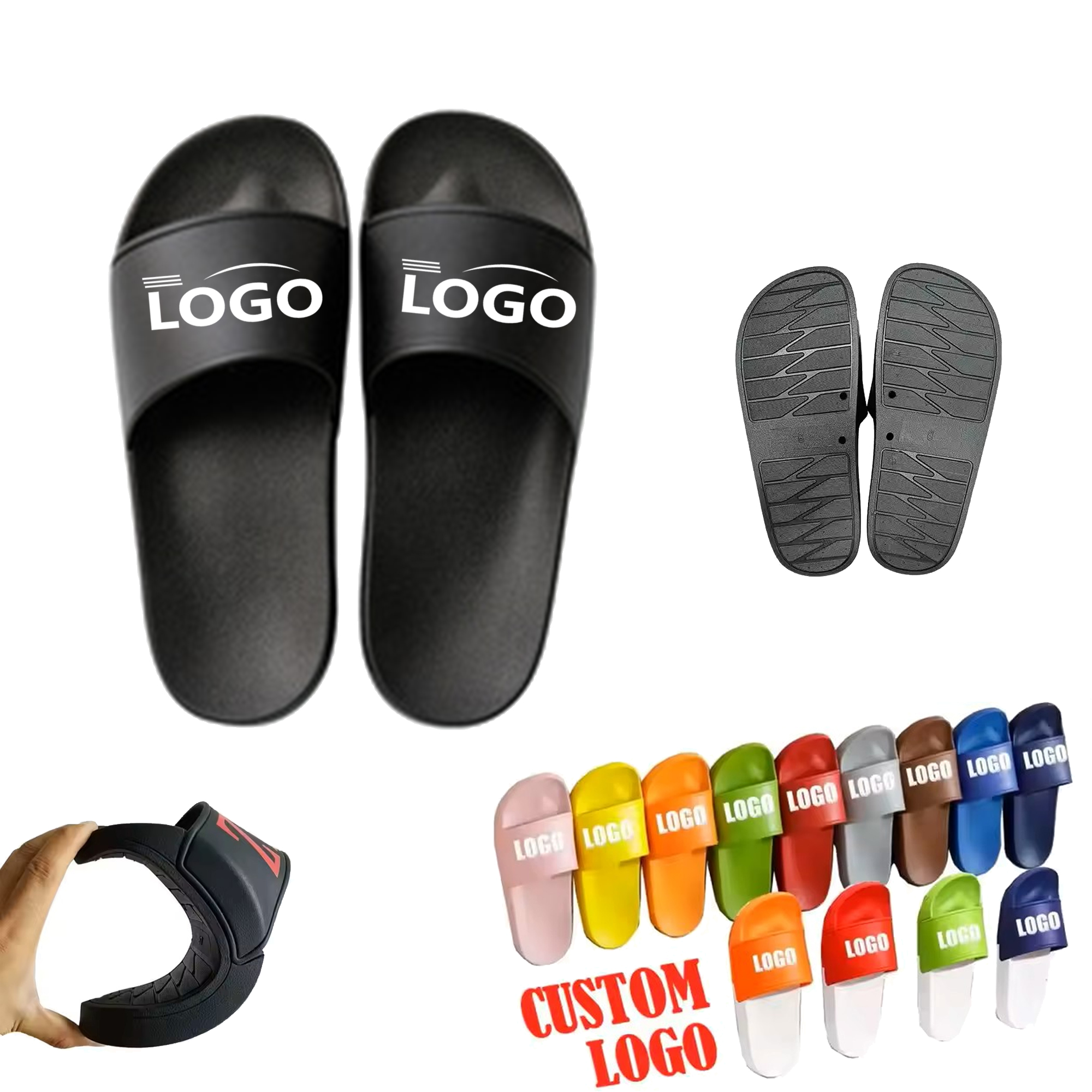 Non-Slip Thick Platform Sandals Slides 3