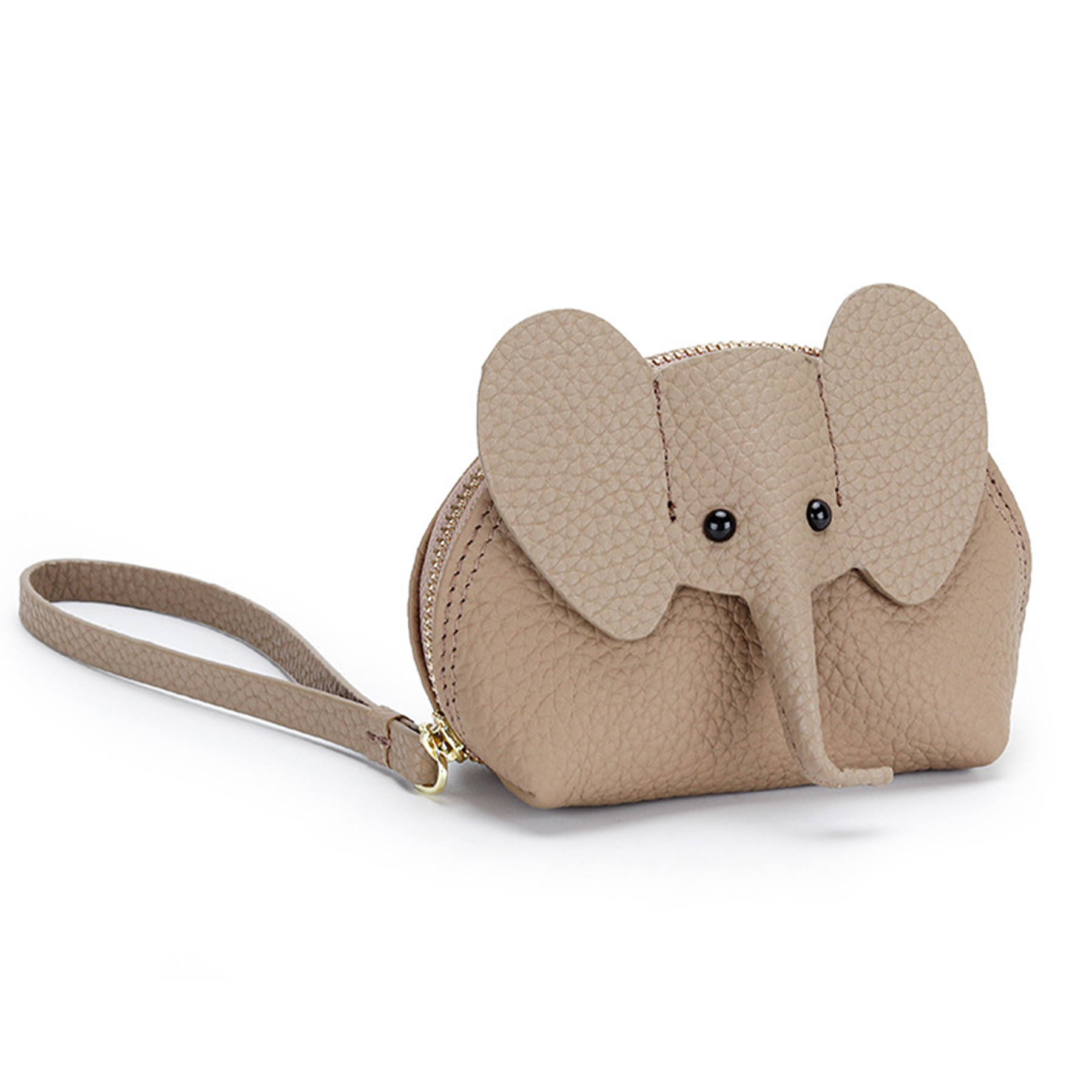 Genuine Leather Cartoon elephant women's mini coin purse 12
