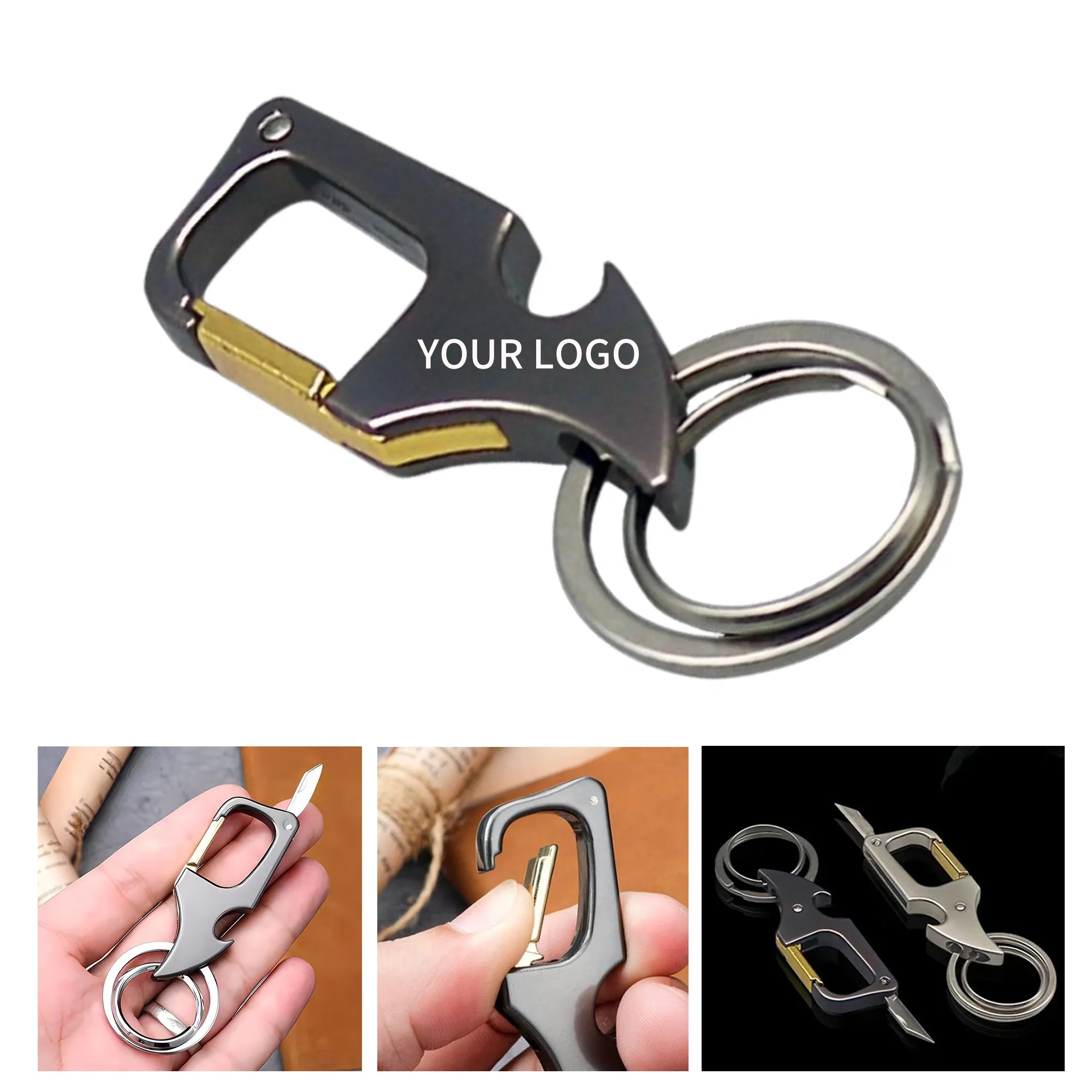 Zinc Alloy Opener Keychain
