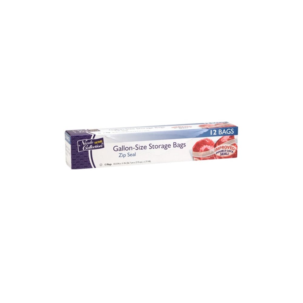 Gallon Double Seal Storage Bags - 12 Count Kosher Certified 3