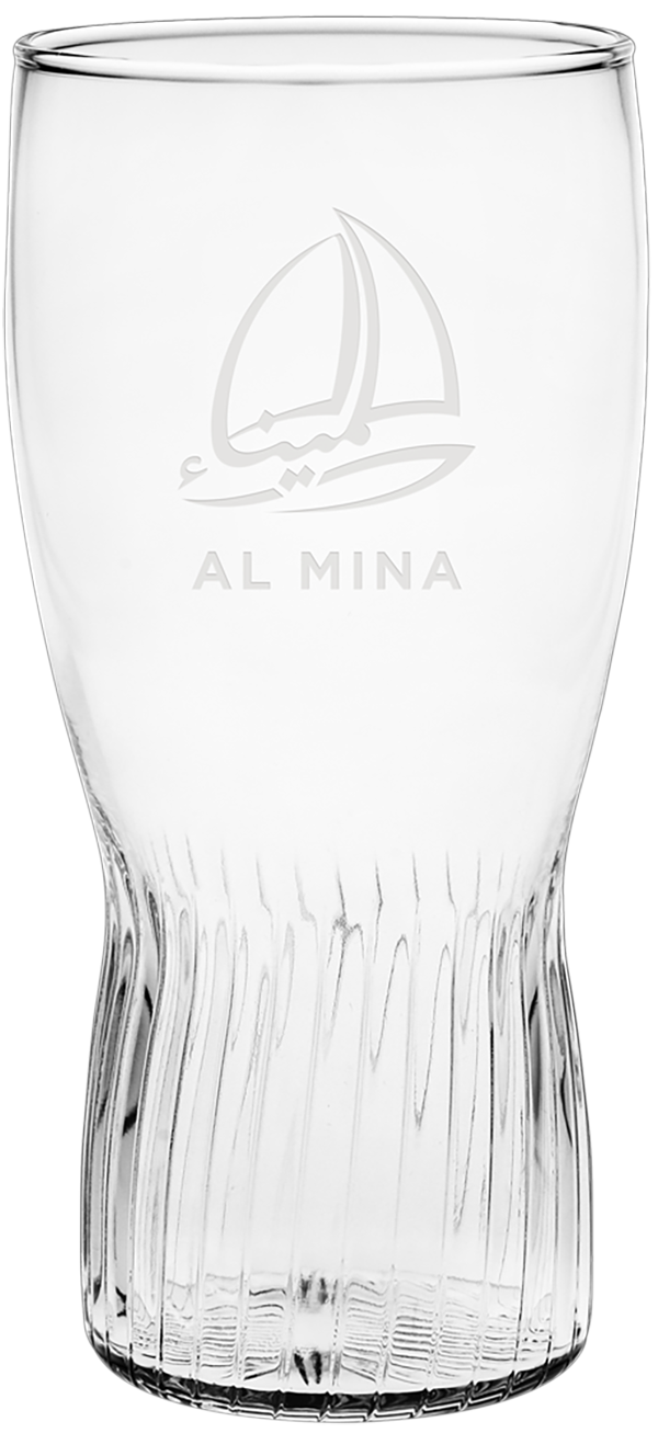 16 oz. Gripper Pub Glass - Etched