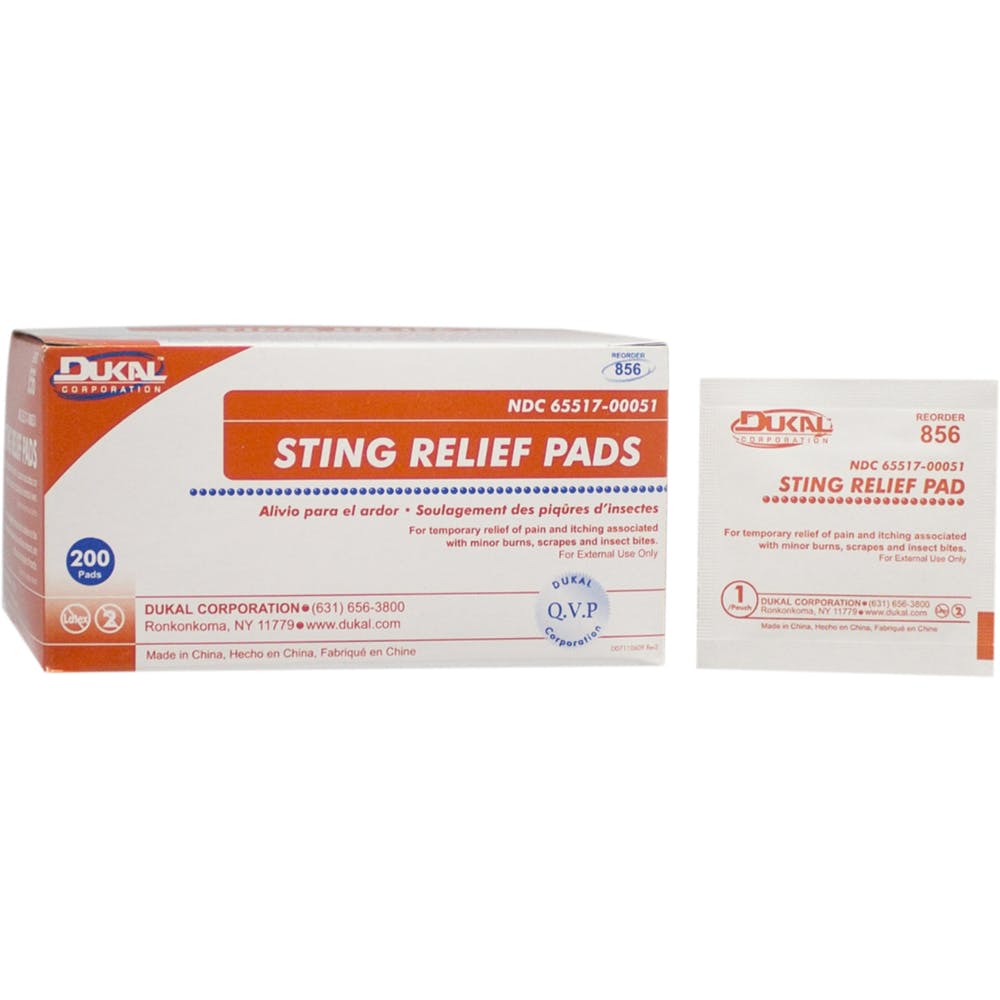Sting Relief Pads - 200 Pack Medium 2-Ply 3