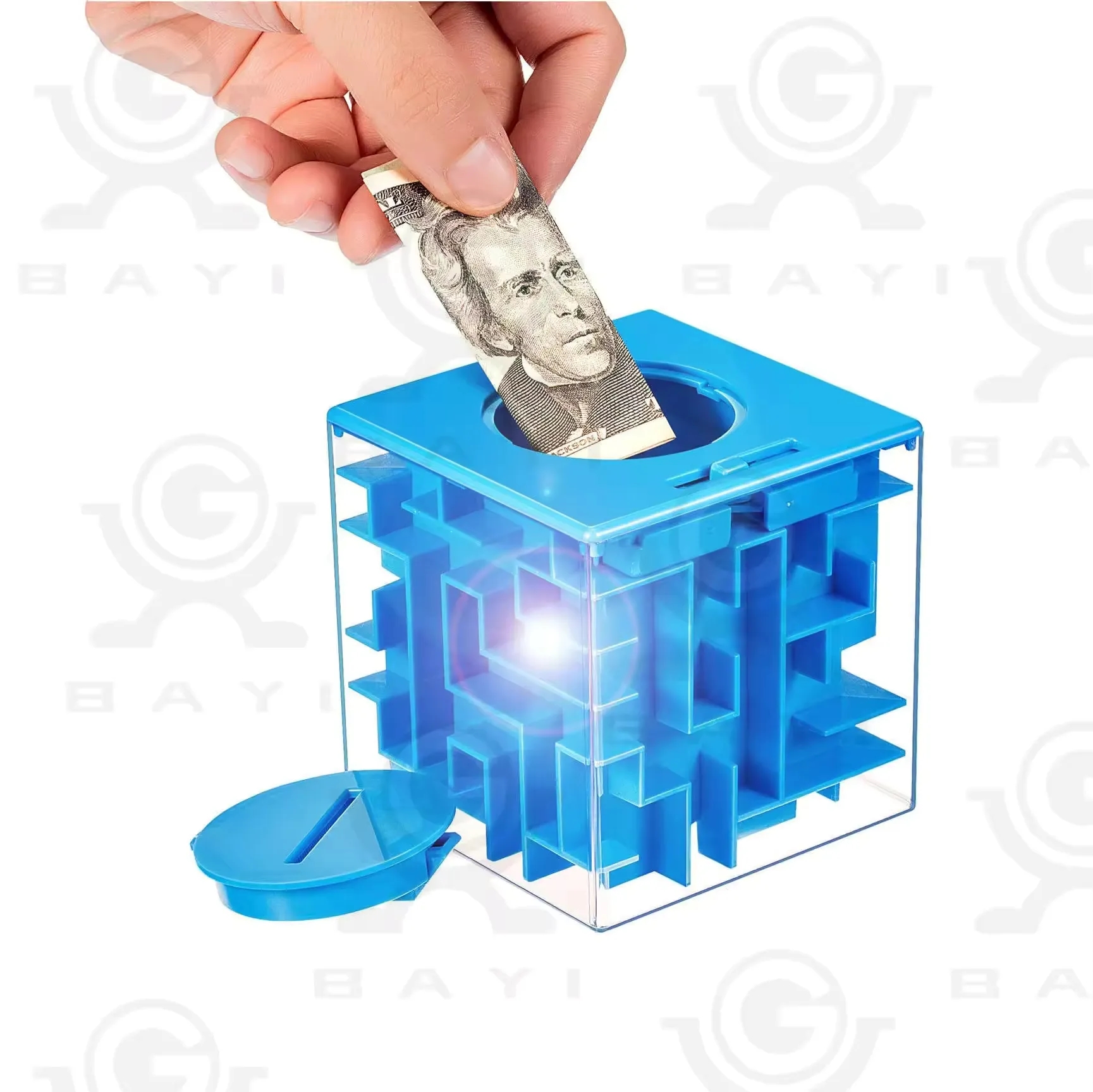 3D Puzzle Maze Money Bank Box 3