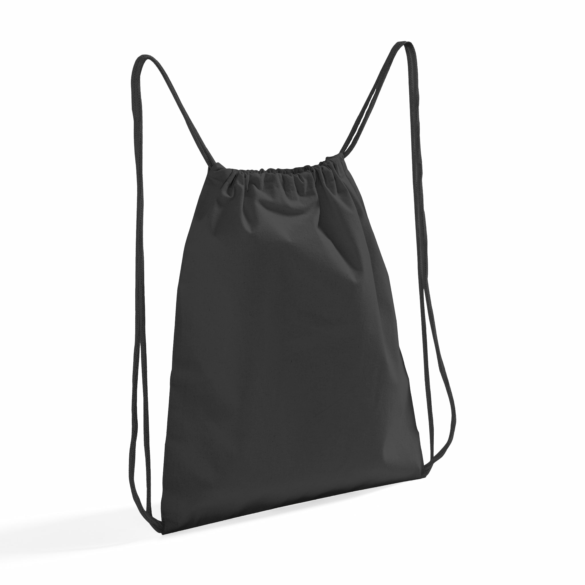 Small Canvas Drawstring Backpack 15