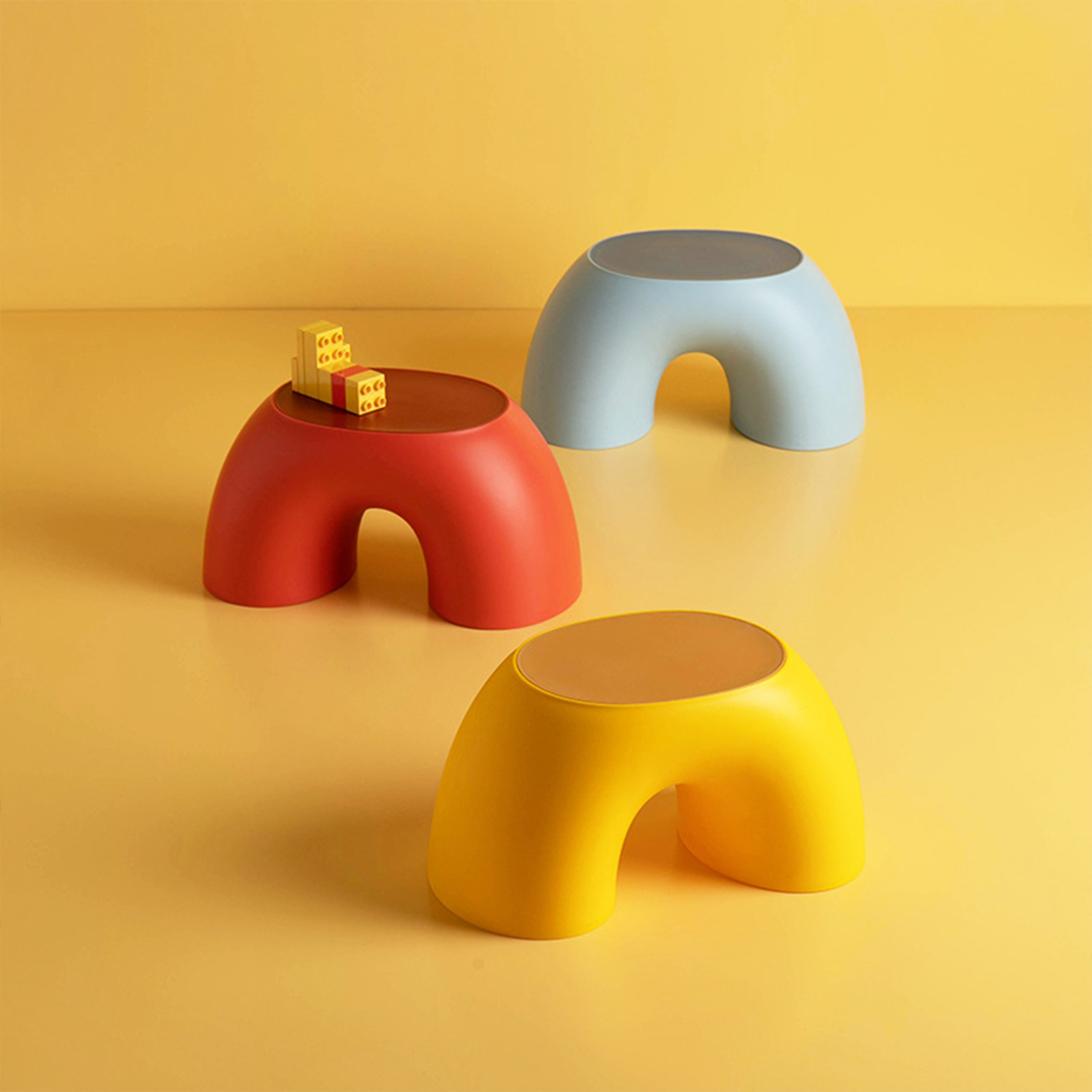 Polypropylene Simple And Durable Anti Slip Stool 11