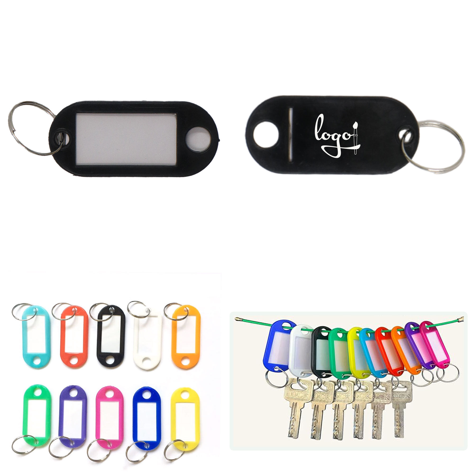 Plastic Key Labels