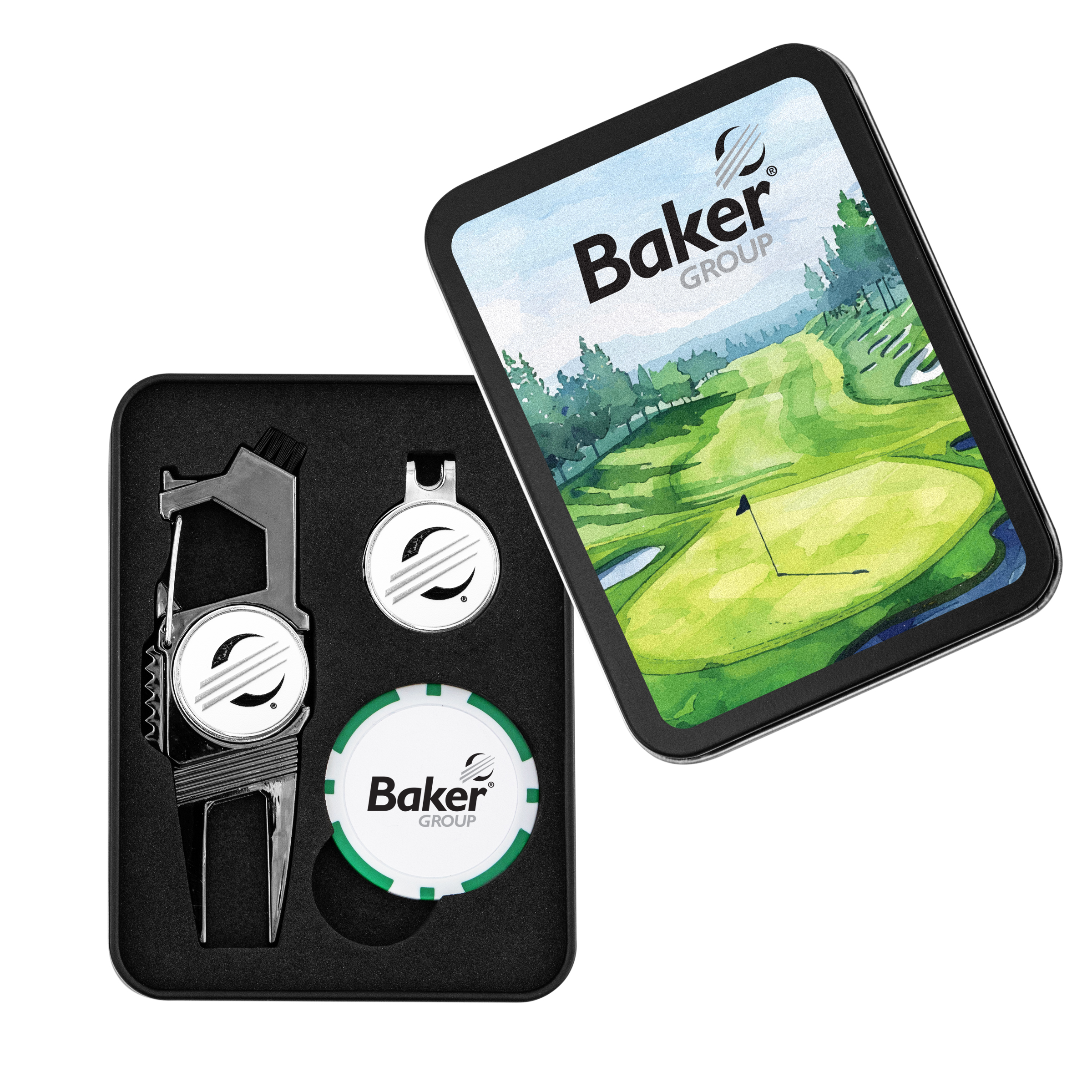 Golf n' Brew Divot Tool Set w/ Poker Chip 34
