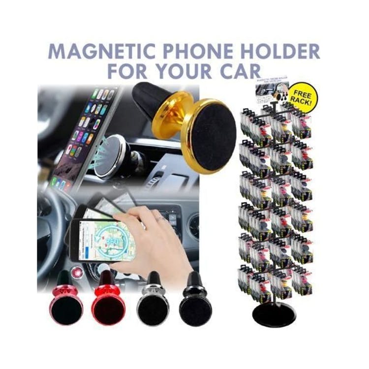 Magnetic Car Phone Mount - 3 Styles 100 Count 3