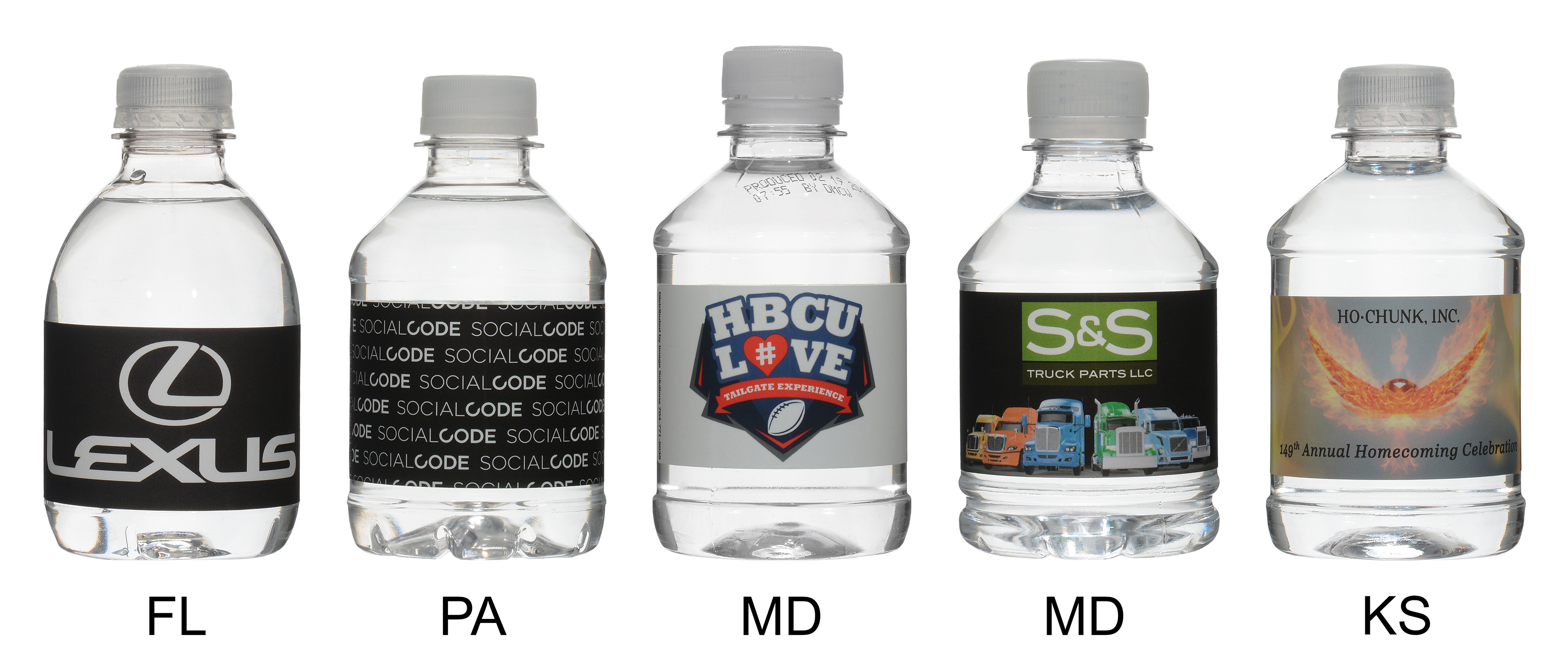 Custom Label 8 oz Bottled Water 3