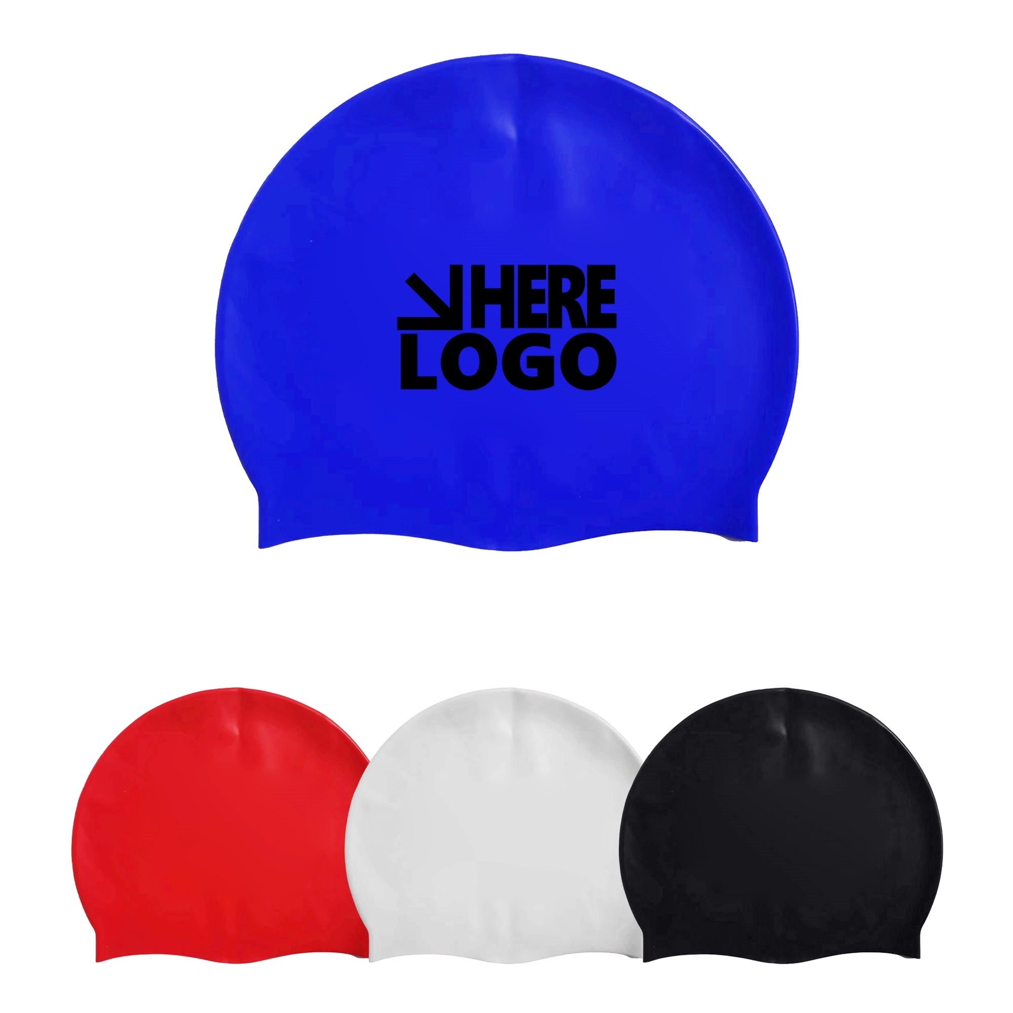 Universal Adult Silicone Swim Cap MOQ 30PCS 4