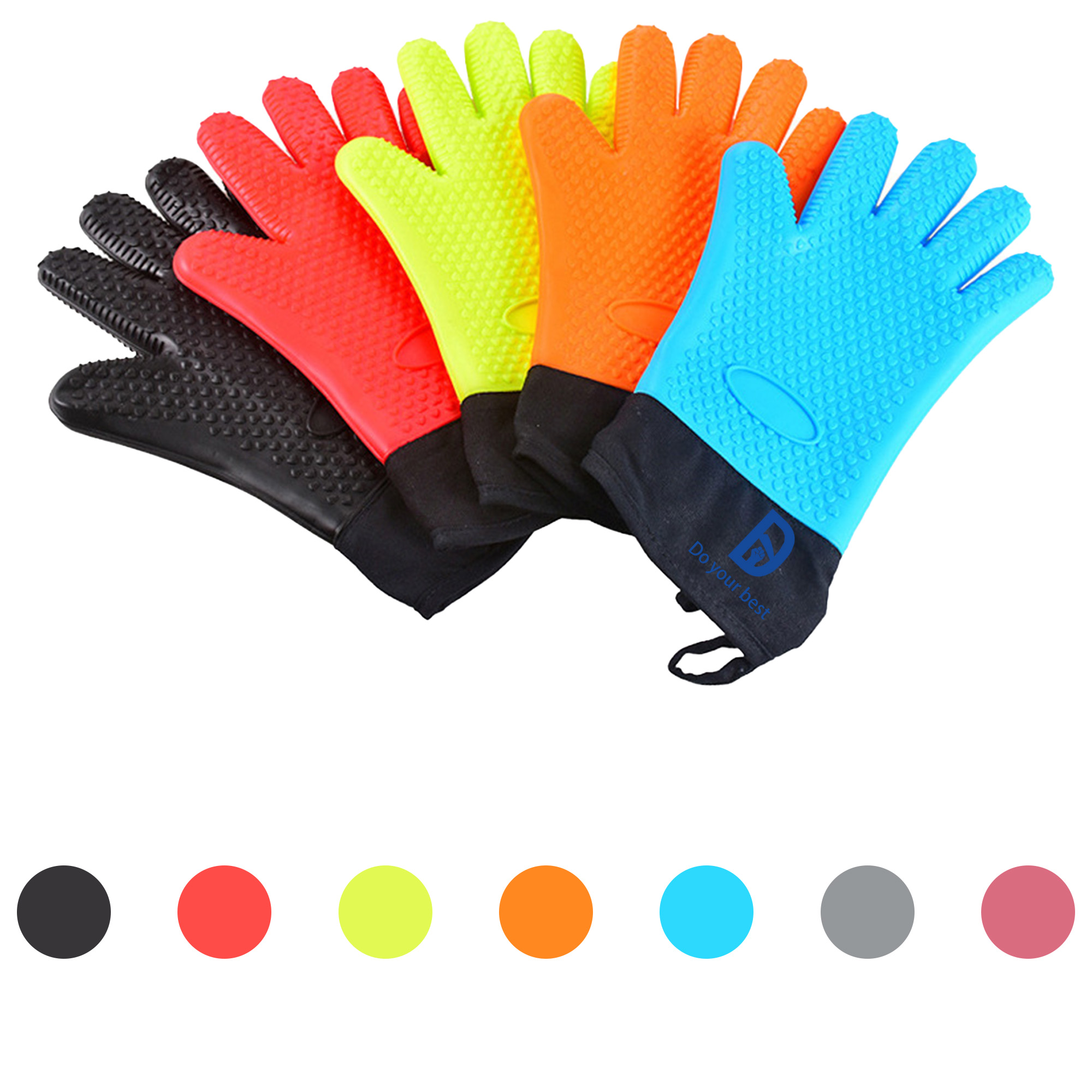 Extra Long Kitchen Waterproof Heat Resistant Glove 4