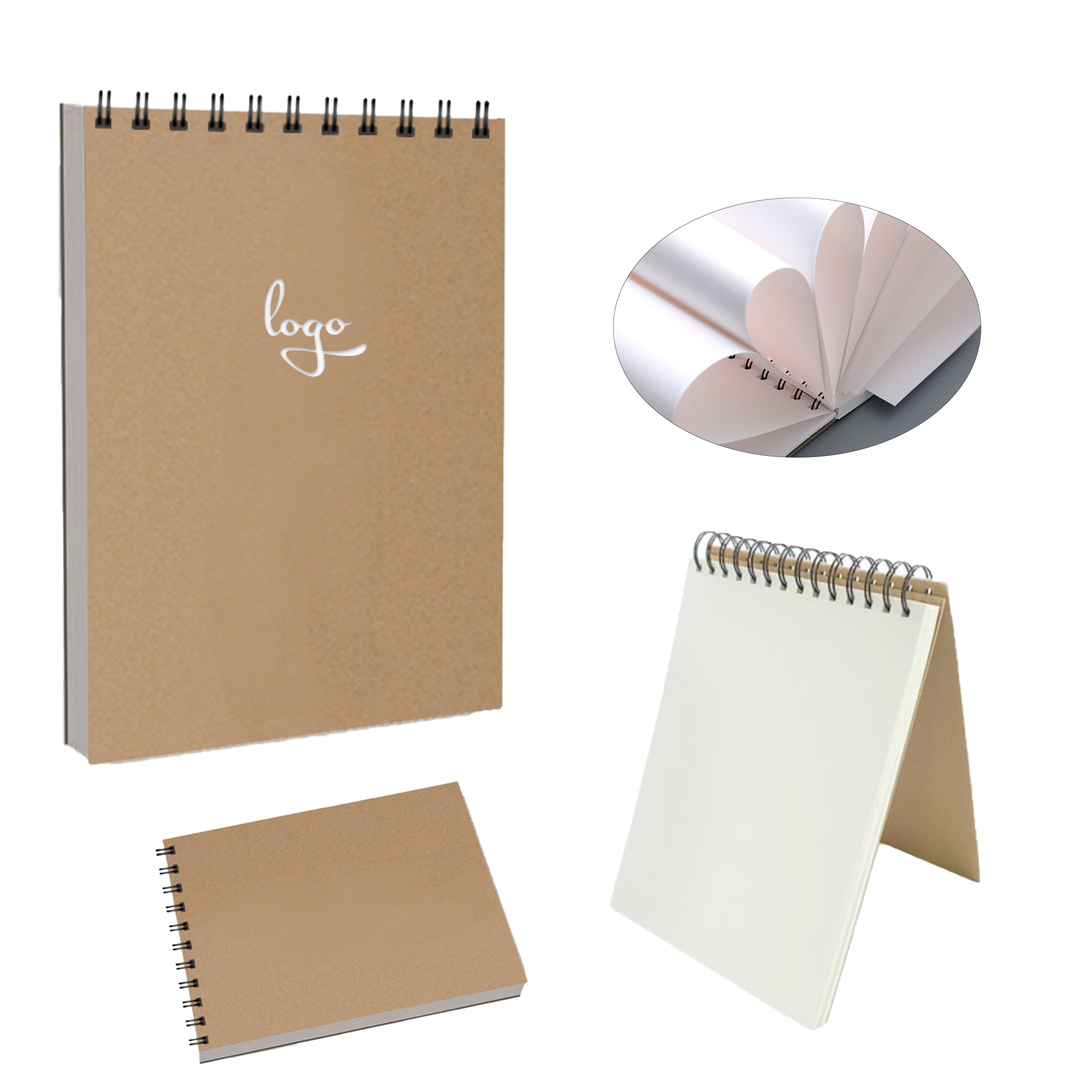 Top Spiral Bound Sketch Book Drawing Pad