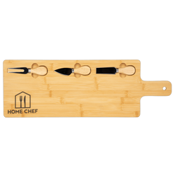 Long Charcuterie Board w/ Utensils