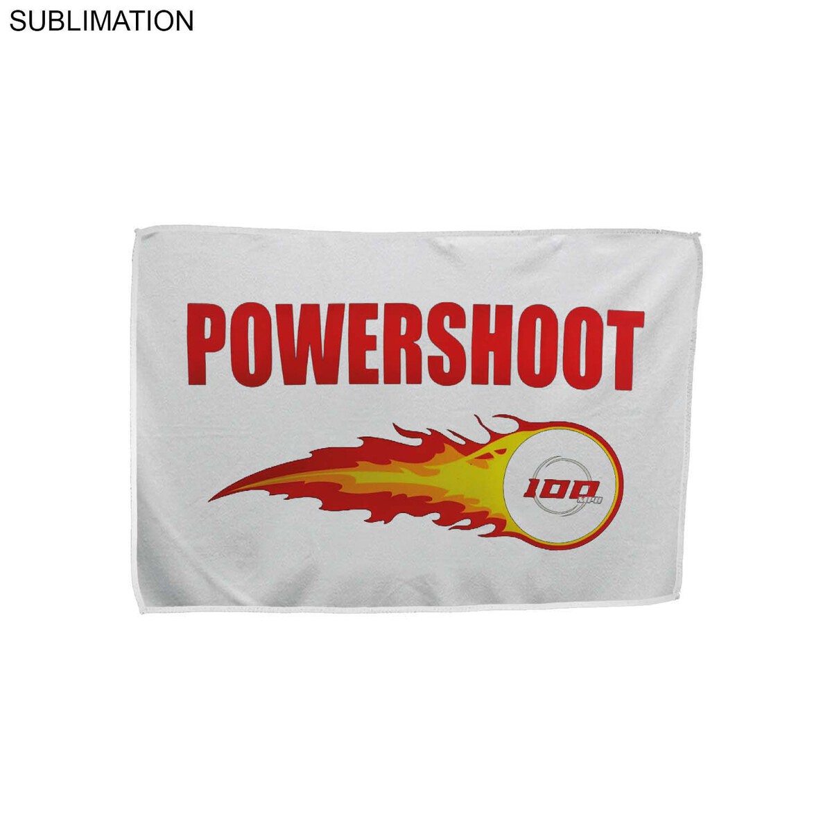 fiel Microfiber Moisture Wicking Cooling Sports White Suede Towel 12x18 Sublimated Full Color #SU647