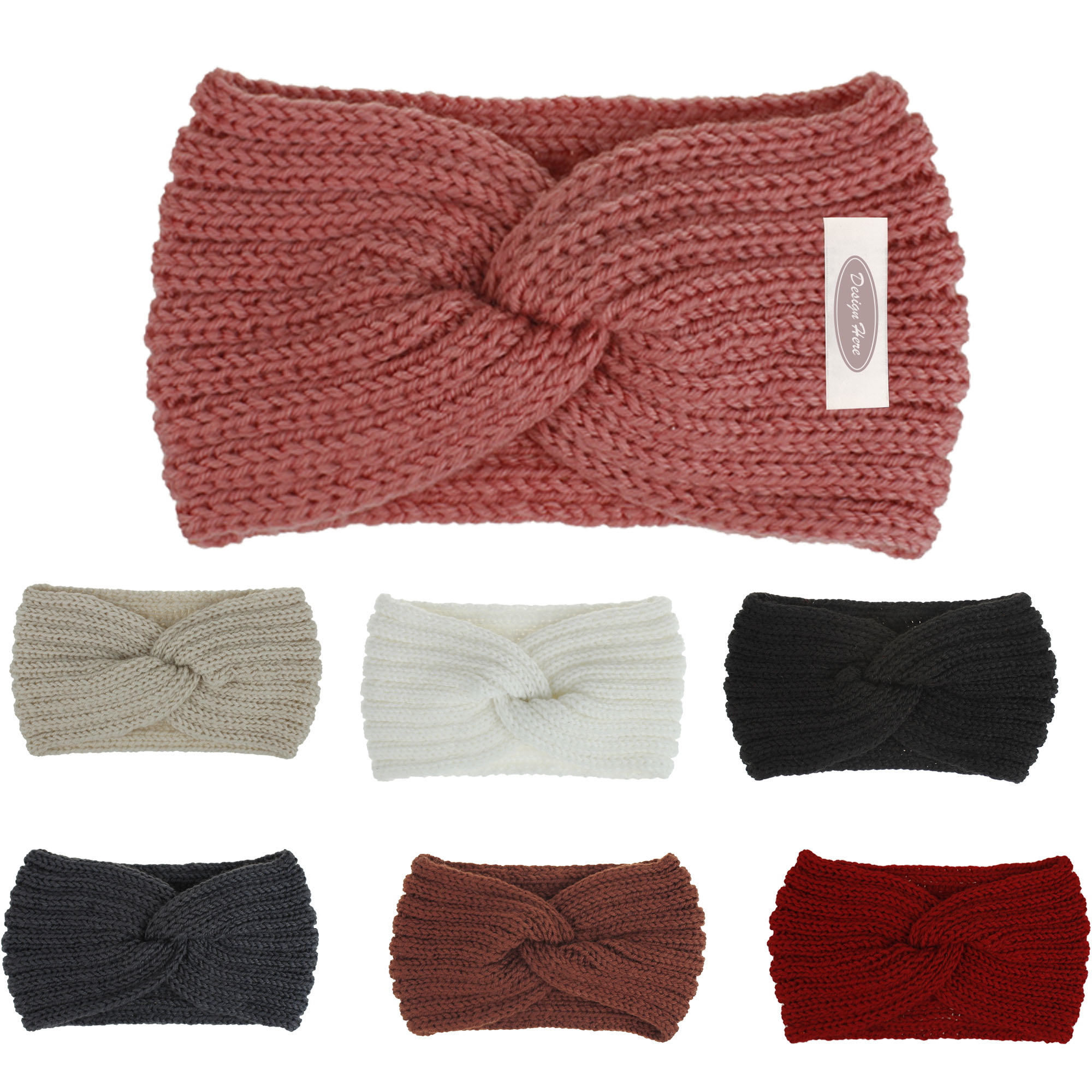 Cozy Chunky Knit Headbands with Braided Design for Winter 5
