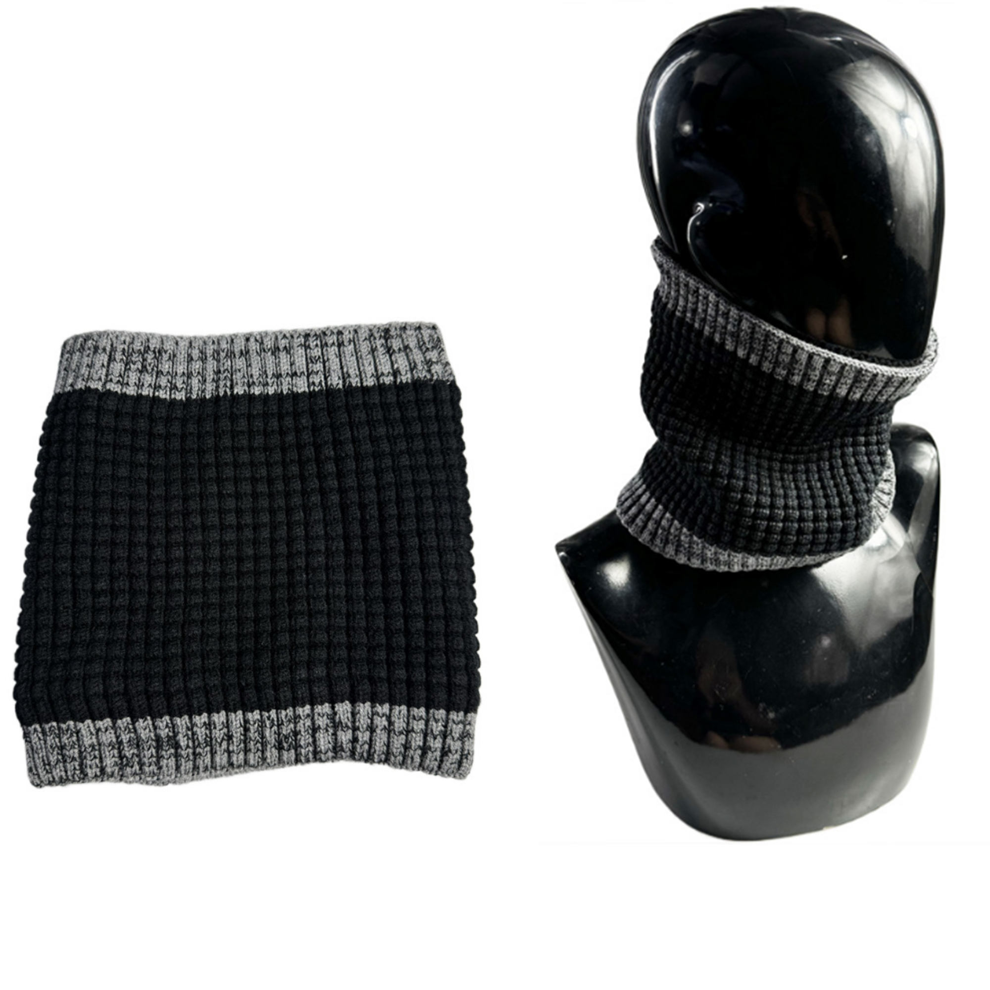 MOQ 50 PCS Warm Winter Knitted Warm Neck Gaiter 10