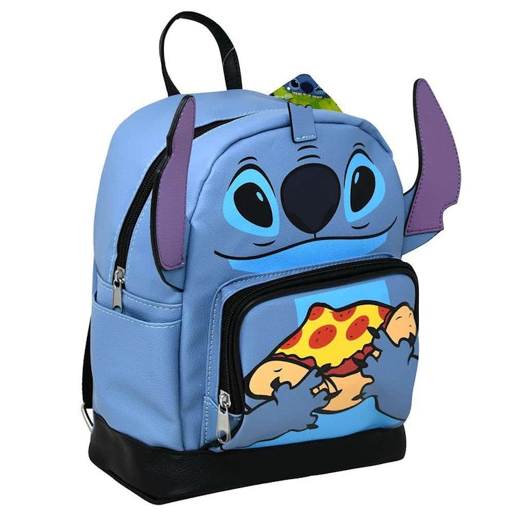 Stitch Mini Deluxe Backpacks - Blue 10" 3