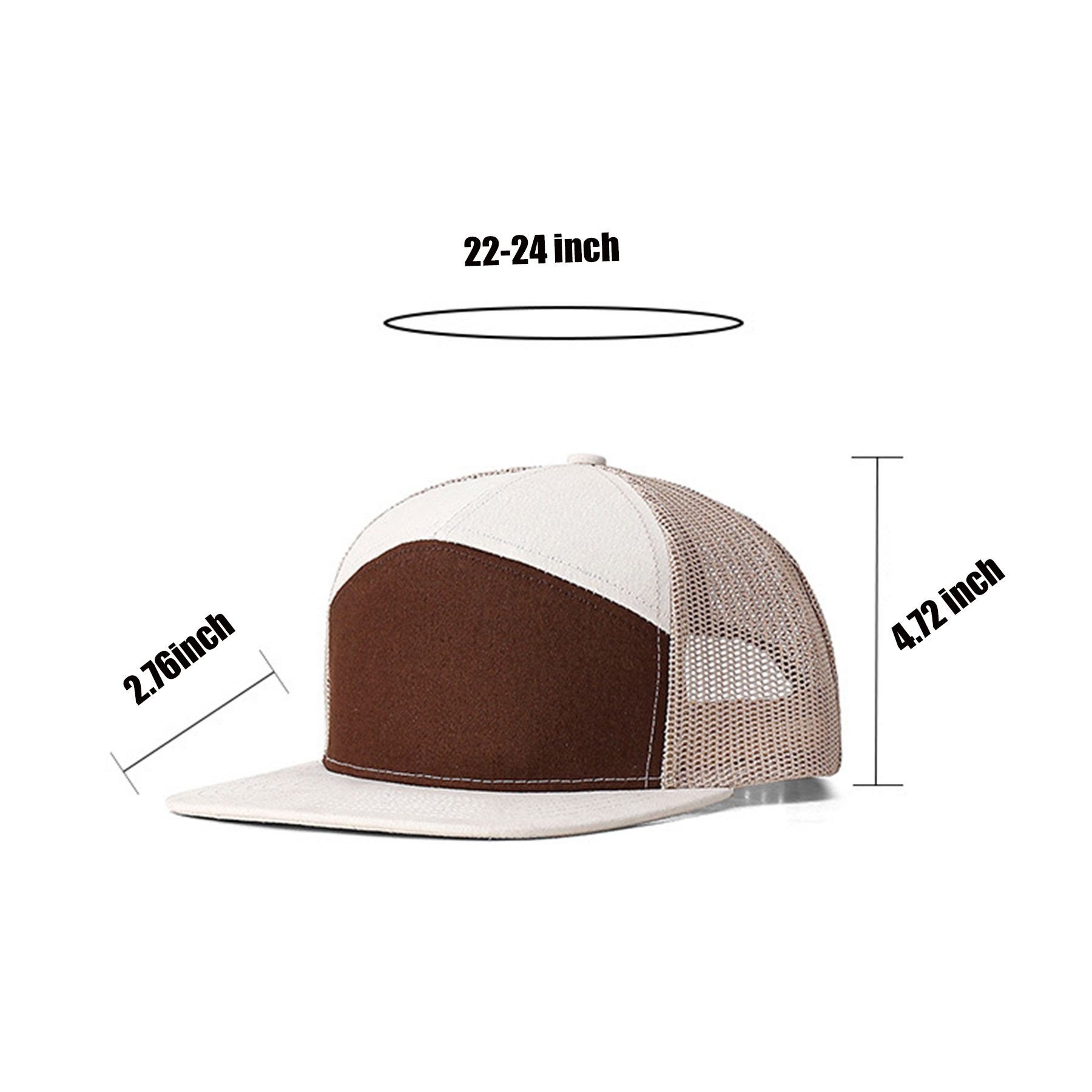 Trucker Hat Stretch Mesh Back Adjustable Snapback Closure 11