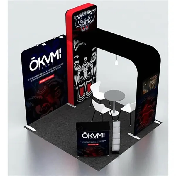 Trade Show Display 10 x 10 for client welcome kits