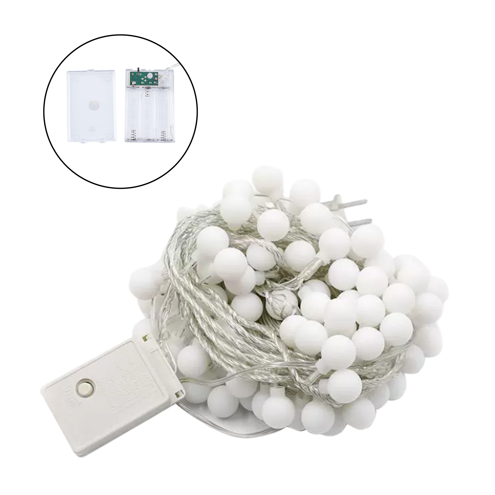 LED Ball String Lights 2