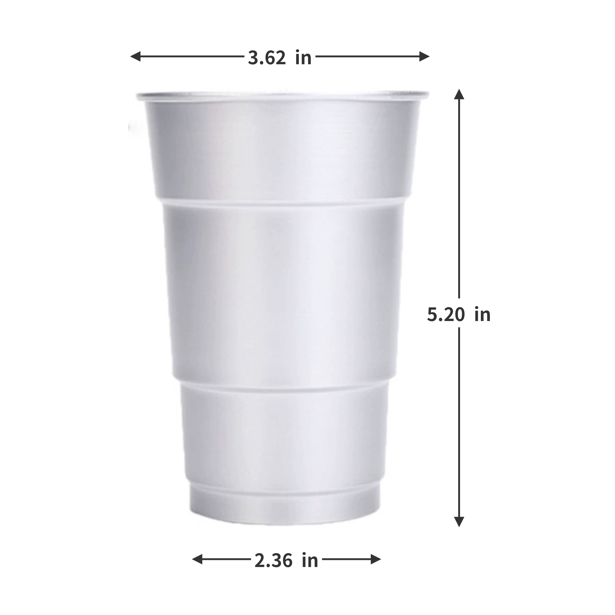Reusable Aluminum Beer Cup 7